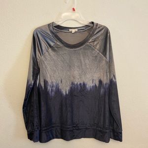 NWOT Crushed Velvet Top